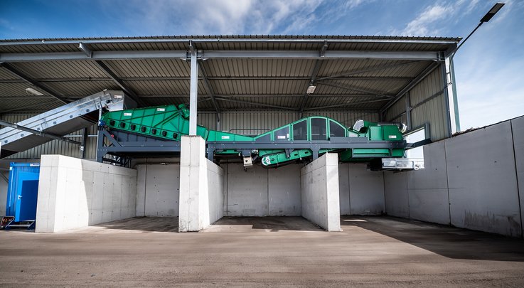 Kompostaufbereitung AEROSELECTOR Brantner