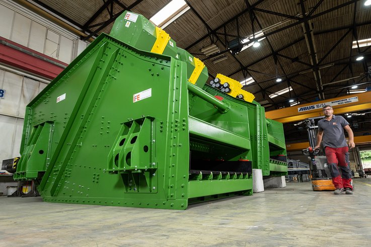 Przesiewacze przed dostawą w 2023 roku.